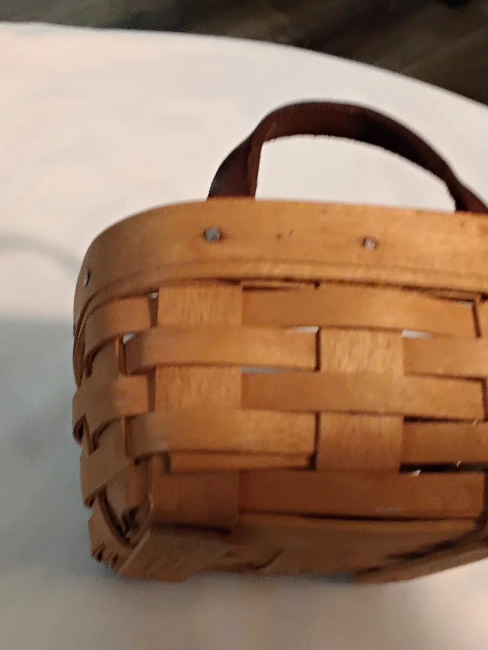 Longaberger Sweet Basil Basket 5 X 5 X 3